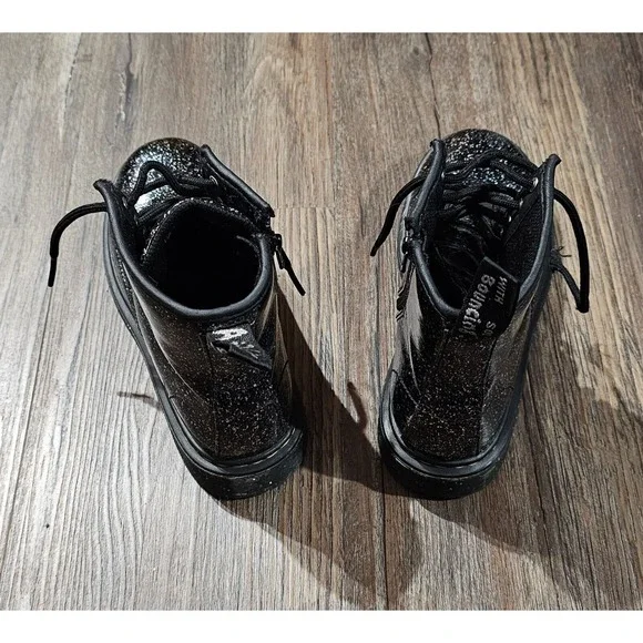 Doc Martens 1460 Cosmic Glitter Black Boots Sparkles Girls Size 5